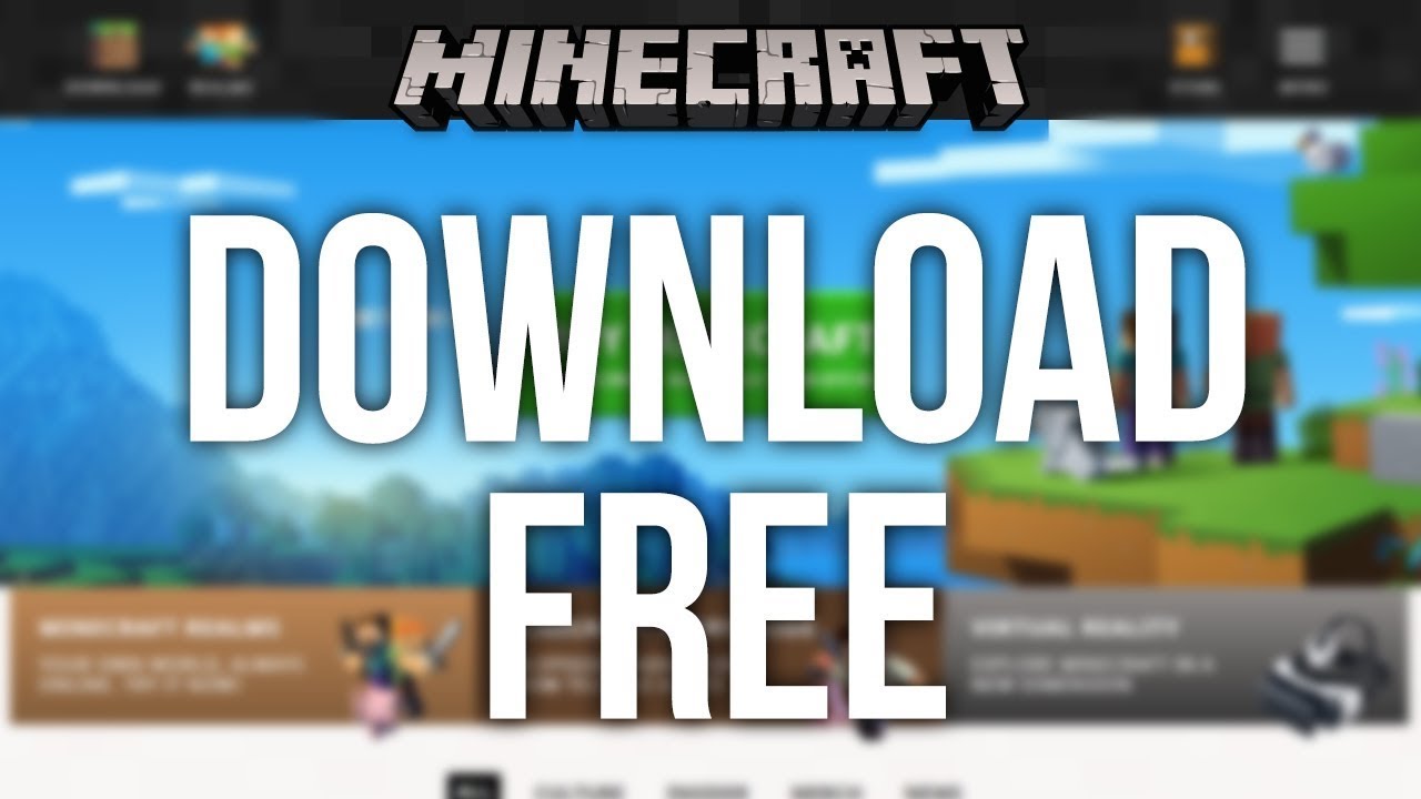 Minecraft full version free download mac